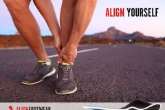 Align Footwear på asfalt
